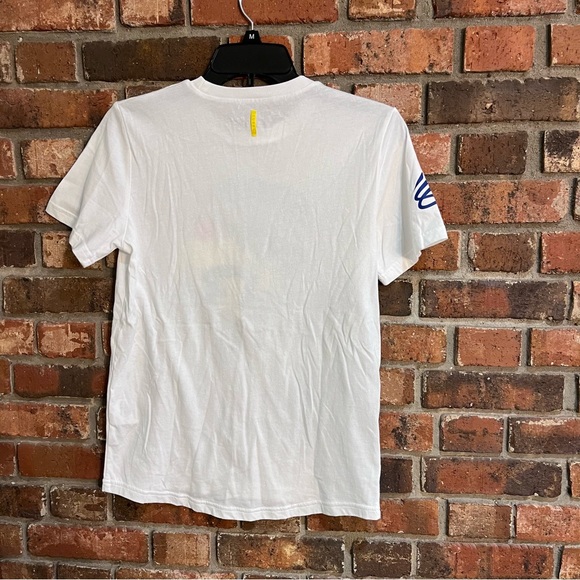 Under Armour boys kids youth Steph Curry short sleeve t-shirt white YL - Picture 5 of 5